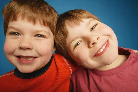 Two Young Boys Stock Photos