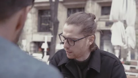 Two young business men having a meeting Video stock 152535308