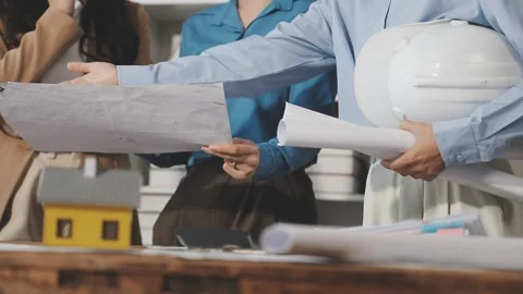 Two Young Engineers Expertise in Solar Cell Installation Meetings and Discu.. Stock Footage 303629856