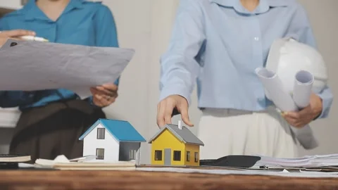 Two Young Engineers Expertise in Solar Cell Installation Meetings and Discu.. Stock Footage 303629913