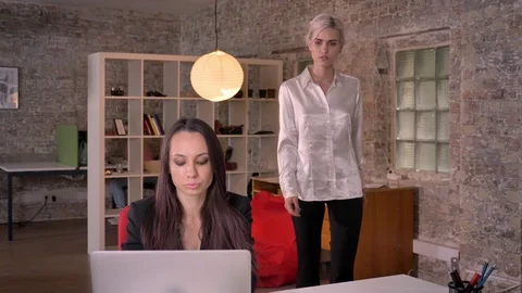 Woman Lesbian Office Stock Footage ~ Royalty Free Stock Videos | Pond5