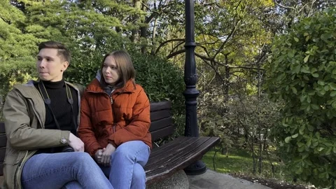 Two young lovers Stock Footage 222927014