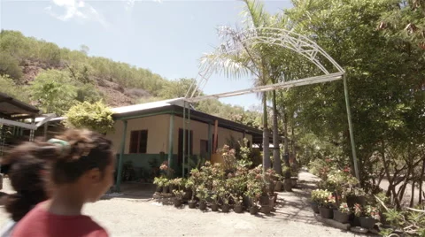 Two young native orphans in East Timor. Stock Footage 48169410