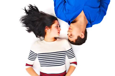 Two young people Stock Photos