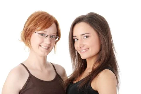 Two young womans Stock Photos