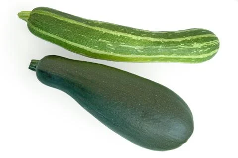 Two zucchini Stock Photos