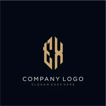 TX Letter logo icon design template elements Stock Illustration