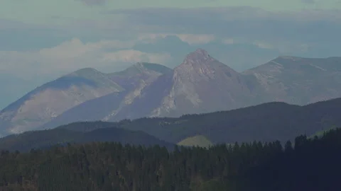 Txindoki mountain from far away, Basque Country, Goierri Video stock 152931355