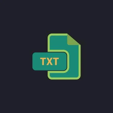 TXT computer symbol Illustrazione stock