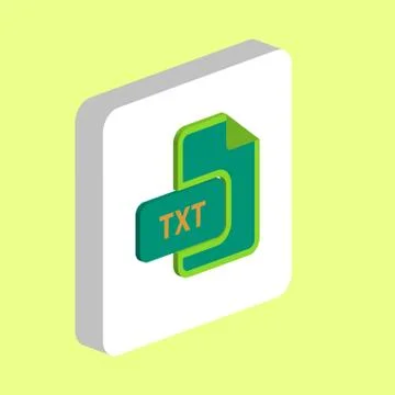TXT computer symbol Illustrazione stock