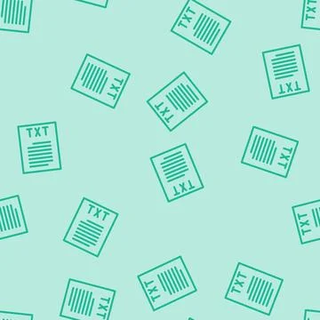 Txt file format document line vector seamless pattern 库存插图