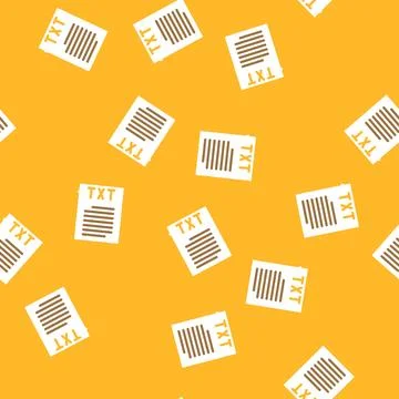 Txt file format document vector seamless pattern イラスト素材