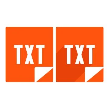 Txt icon. Stock Illustration