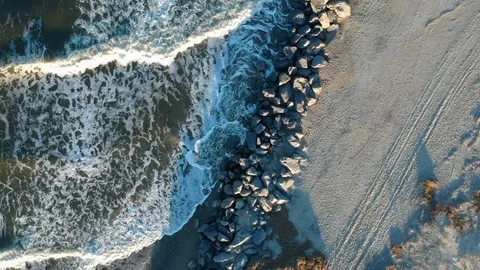 Tybee Island Beach Stock-Footage 90153524