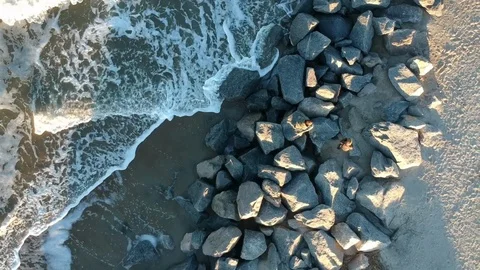 Tybee Island Beach Stock-Footage 90153984