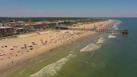 Tybee Island Beach 스톡 동영상 155316660