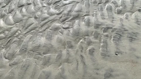 TYBEE ISLAND BEACH SAND PATTERNS Stock Footage 338361410