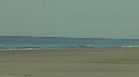 Tybee Island Beach &amp; Waves Video stock 39521421