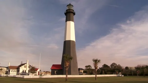 Tybee Island Light Station Stock Footage 52370322