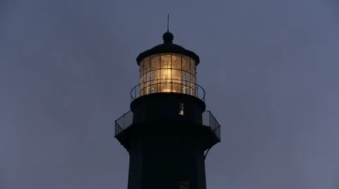 Tybee Island Light Station Video stock 52370326