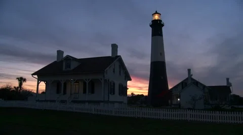 Tybee Island Light Station Stock Footage 52370358