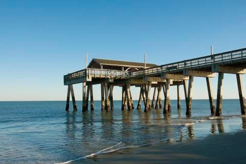Tybee pier Stock Photos