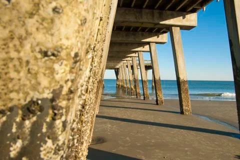 Tybee pier Stock-Fotos