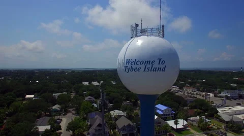 Tybee Water tower descent Stock Footage 64592759