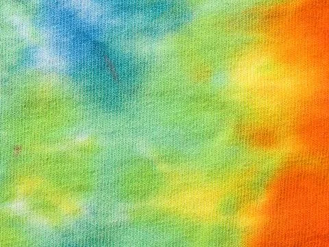 Tye dye fabric Stock Photos