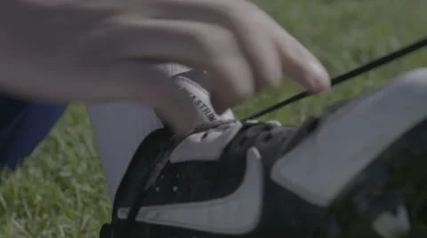 Tying Cleat Front Stock Footage 50519218