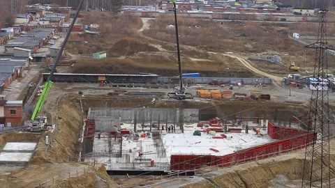 Tying the reinforcement. Stock Footage 320285793