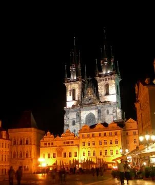 Tyn Cathedral Stock Photos