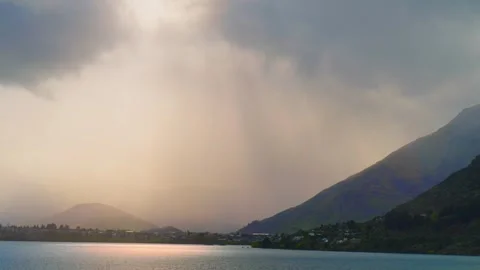 Tyndall effect on the lake Stock Footage 260904855