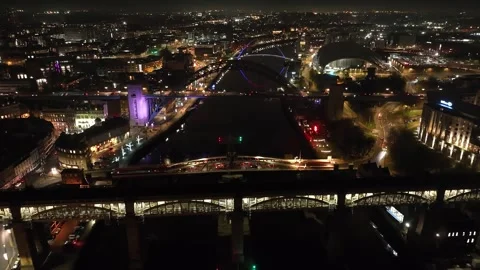 Tyne Bridge Cityscape Stock-Footage 260465505