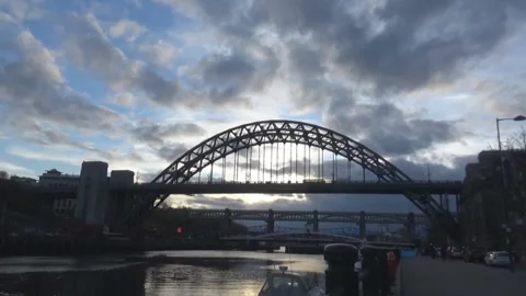 Tyne bridge Video stock 110706264