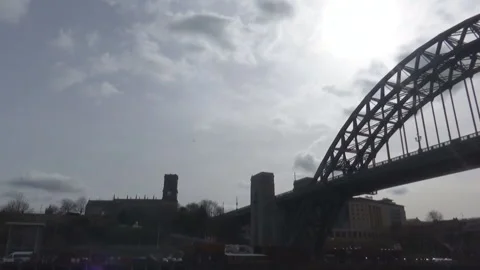 Tyne bridge Stock Footage 132987039