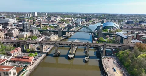 Tyne Bridges Stock-Footage 262062391