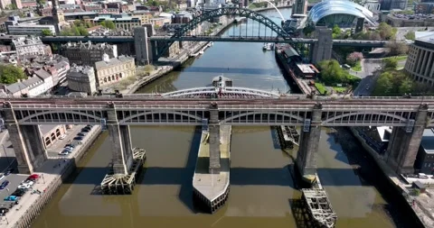 Tyne Bridges Stock-Footage 262064586