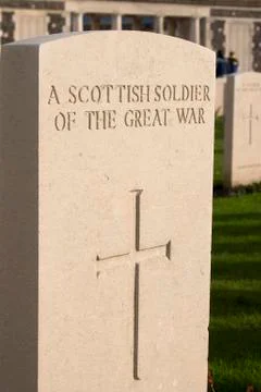 Tyne cot cemetery first world war flanders belgium Stock Photos