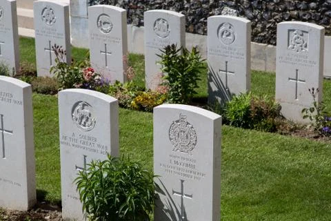 Tyne Cot Cemetery Stock Photos