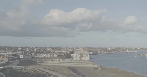 Tyne River Estuary Stock Footage 102431435