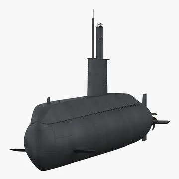 3D Model Type 209 Preveze Class Turkish Navy Submarine 89260639