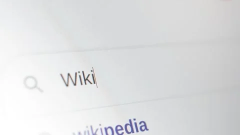 Type and search Wikileaks on Google browse Search bar. Stock-Footage 279890365