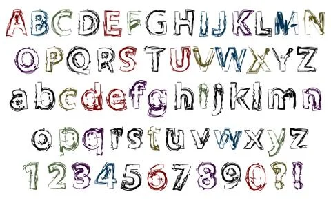 Type artistic Stock Illustration