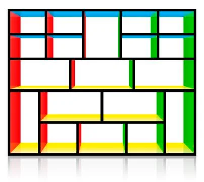 Type Case Colorful Stock Illustration