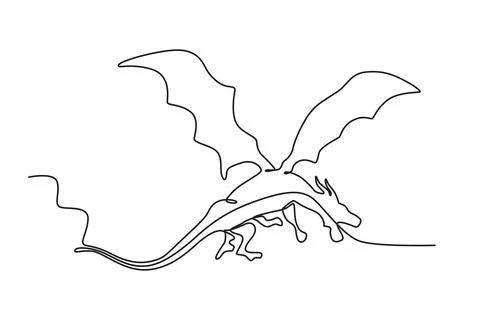 A type of dragon that is deadly to humans Stock Illustration