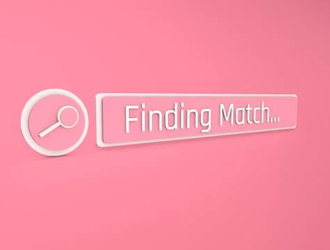 Type to Match Profile, something Searching matching image 3D, 3D Rendering im Illustration