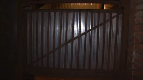 Type of mine at the time of the sinking down stand Stock Footage 61736572