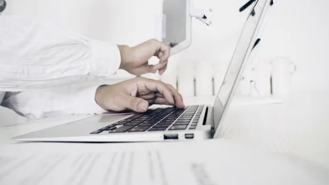Type in office Stock Footage 92611114