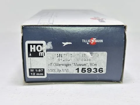 Type Ow open freight car NWE museum lettering Harz narrow gauge railways Stock Photos